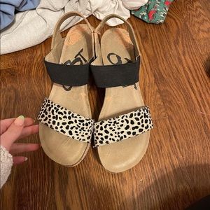 Otbt cheetah wedges